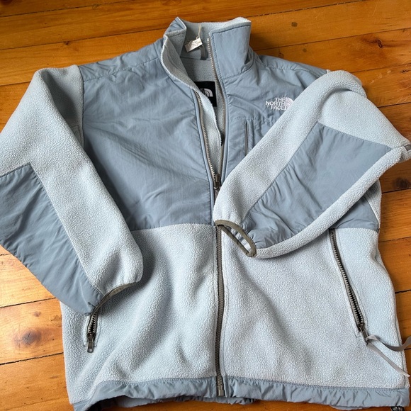 The north face Denali sky blue full zip fleece jacket xl women’s - Picture 1 of 7